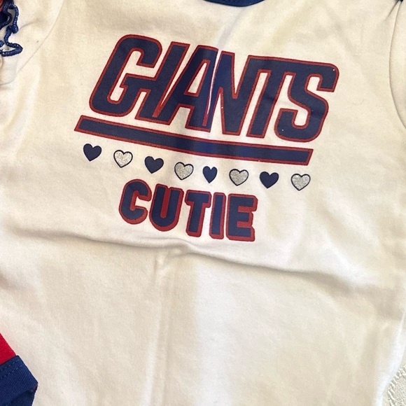 NFL Apparel NY Giants Baby Girl Onesies 12M Bundle - Picture 2 of 9